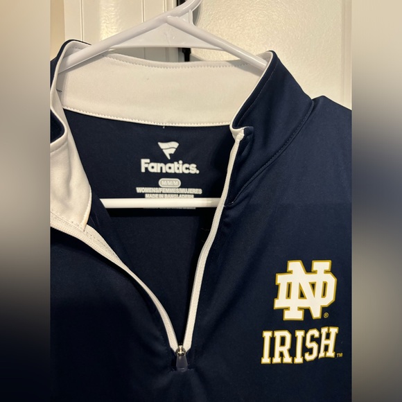 Fanatics Notre Dame Pull Over - Picture 4 of 6